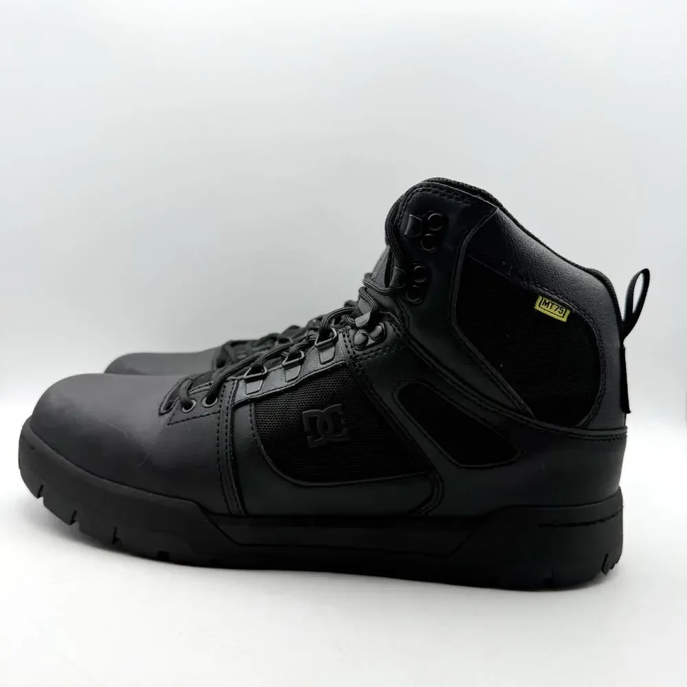 DC Shoes Men’s Anvil High-Top Work Boot — Black